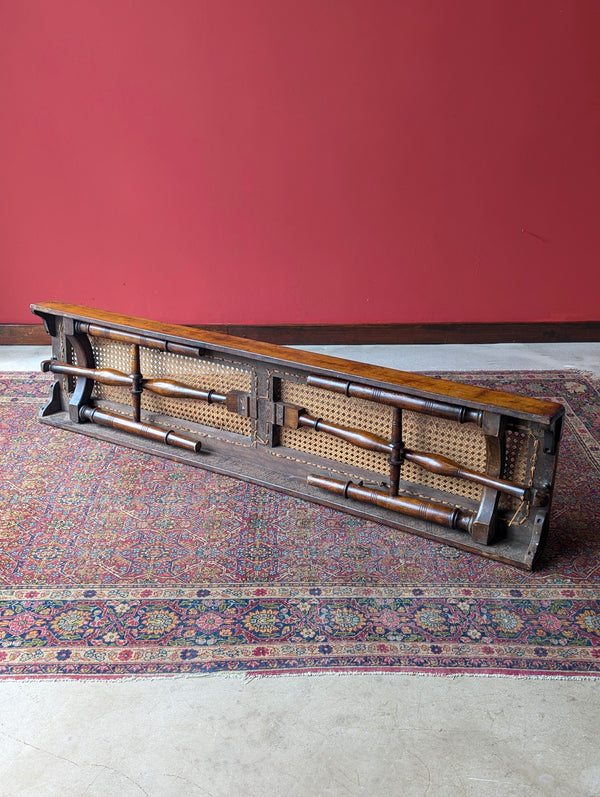 Antique 19th Century Folding Campaign Bench