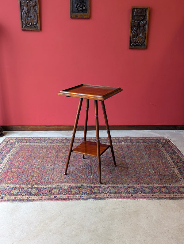 Antique Victorian Mahogany Aesthetic Movement Table / Plant Stand