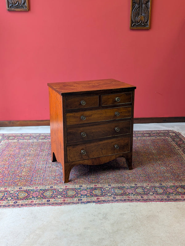 Antique Georgian Mahogany Small Chest of Drawers