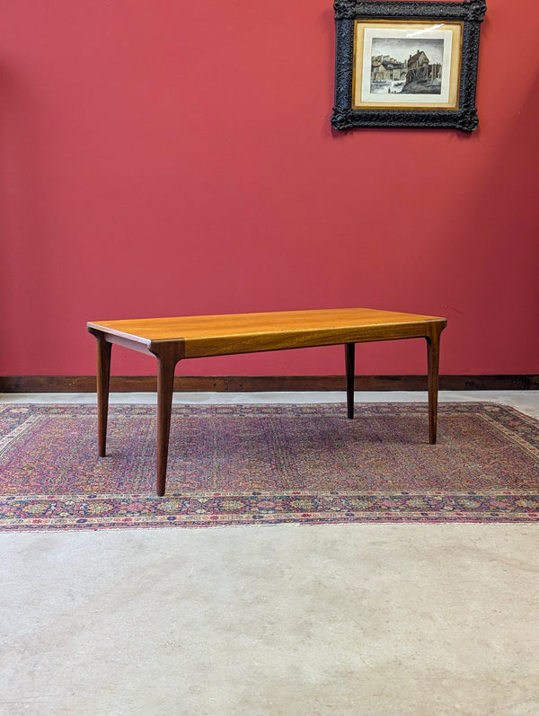 Mid Century 1960’s Long Teak Coffee Table