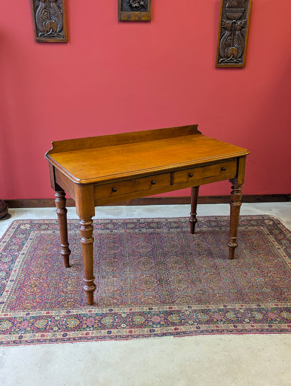 Antique Victorian Mahogany Writing Table Desk