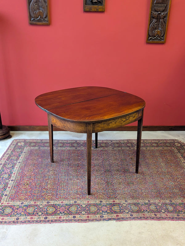 Antique Mid 19th Century Fold Over Tea Table Circa 1850