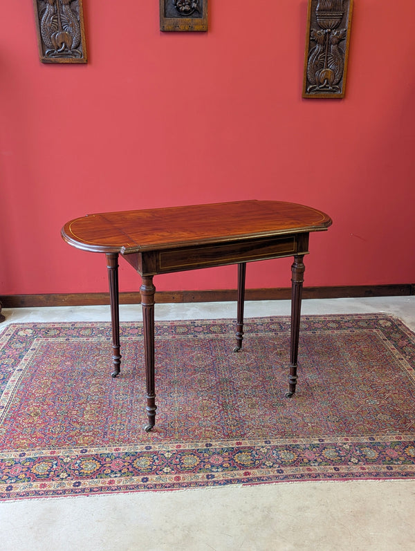 Antique Edwardian Mahogany Extending Occasional Table