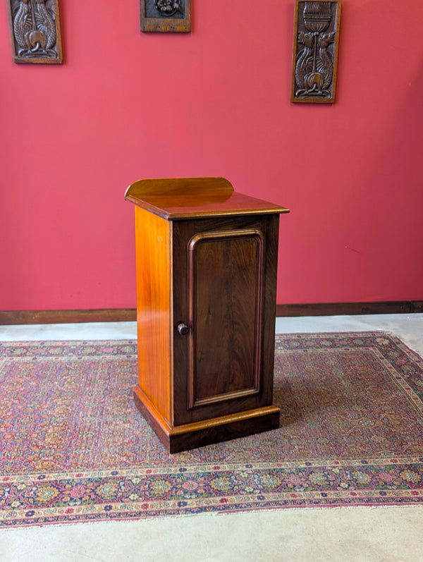 Antique Victorian Mahogany Pot Cupboard Bedside Circa 1880