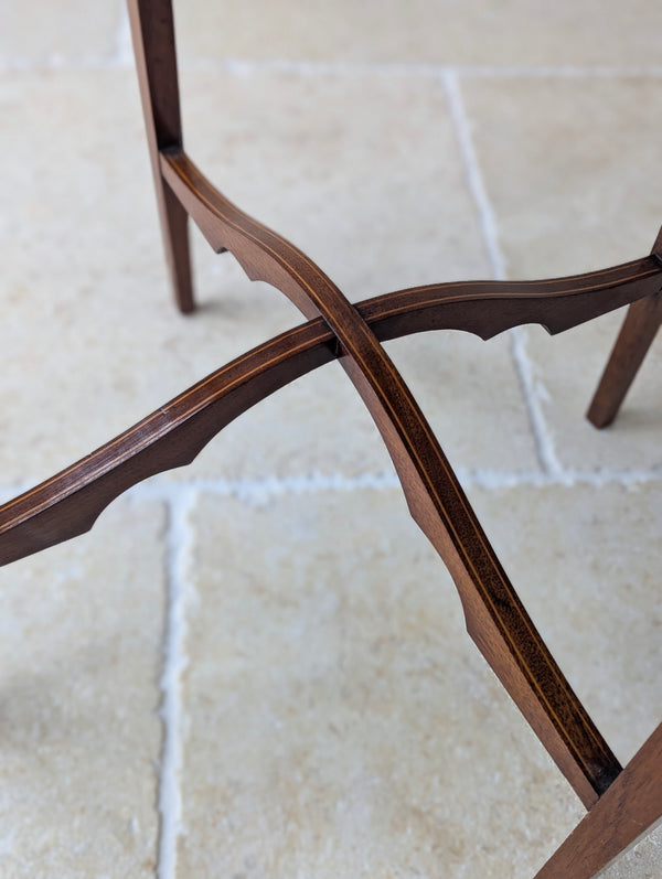 Antique Edwardian Mahogany Quatrefoil Occasional Table c.1905