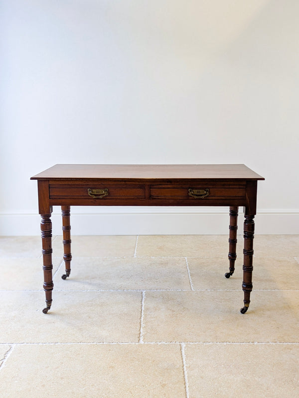 Antique Victorian Mahogany Writing Table c.1880