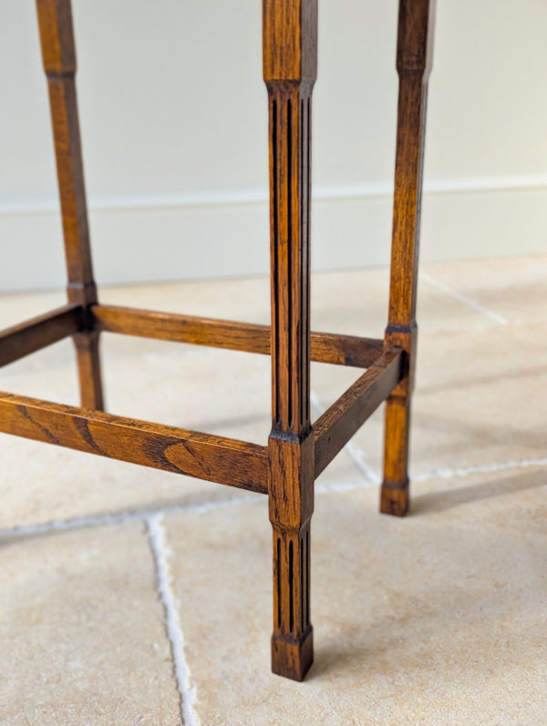 Antique Golden Oak Occasional Table c.1920
