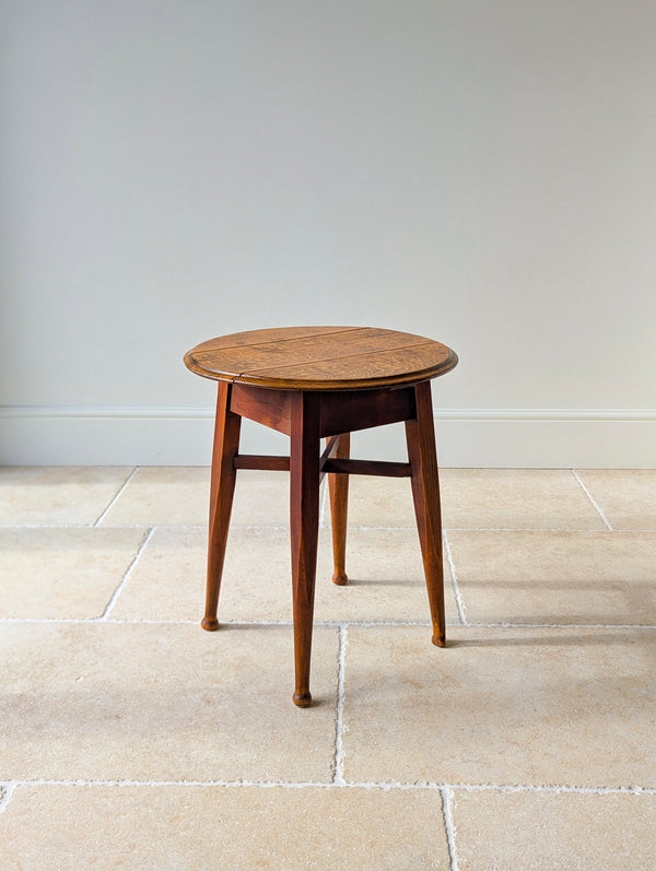 Antique Edwardian Oak Circular Pub Table by Gaskell & Chambers c.1910