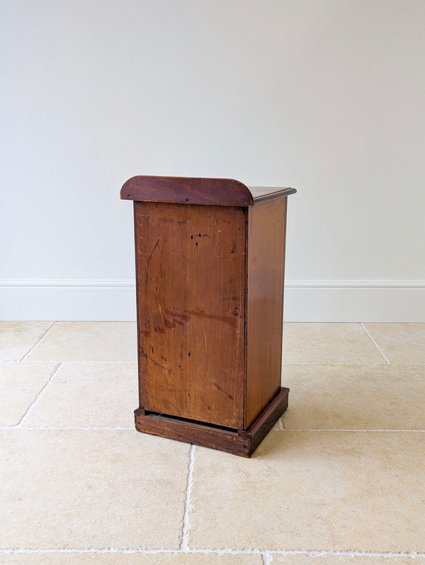 Antique Victorian Mahogany Bedside Cabinet c.1880