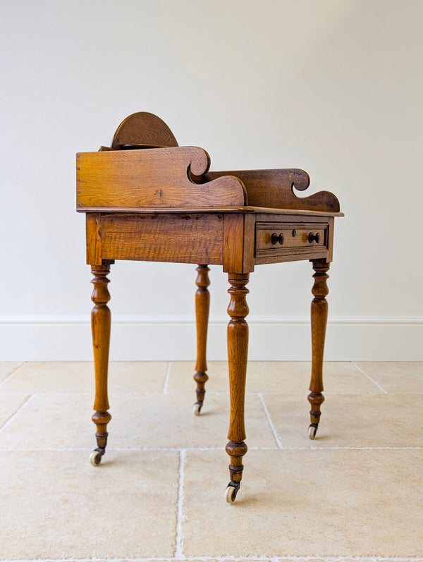 Antique Victorian Oak Dressing / Grooming Stand c.1880