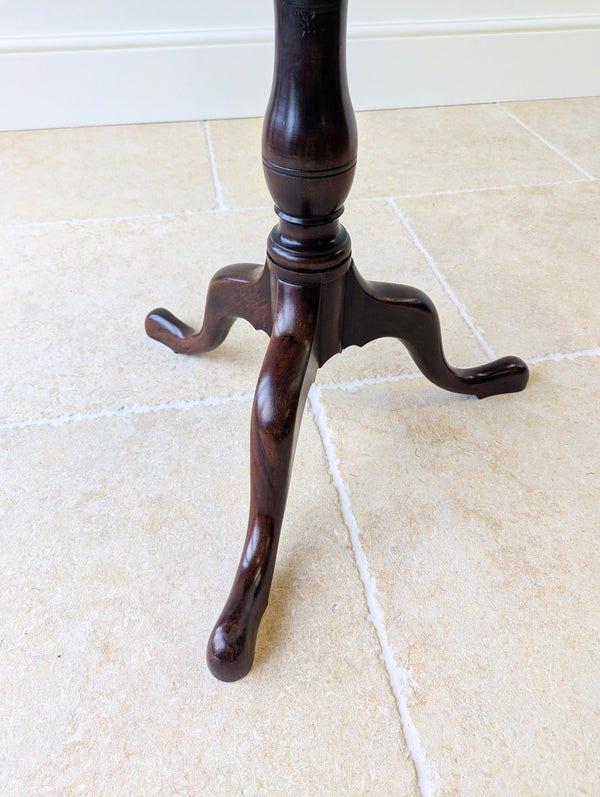 Antique Georgian Mahogany Birdcage Tripod Table c.1790
