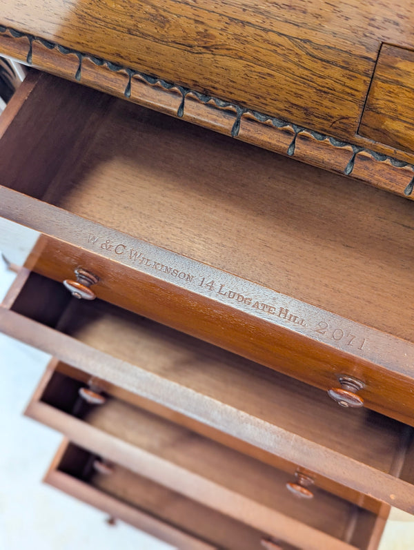 Antique William IV Rosewood Davenport Desk by W&C Wilkinson c.1835
