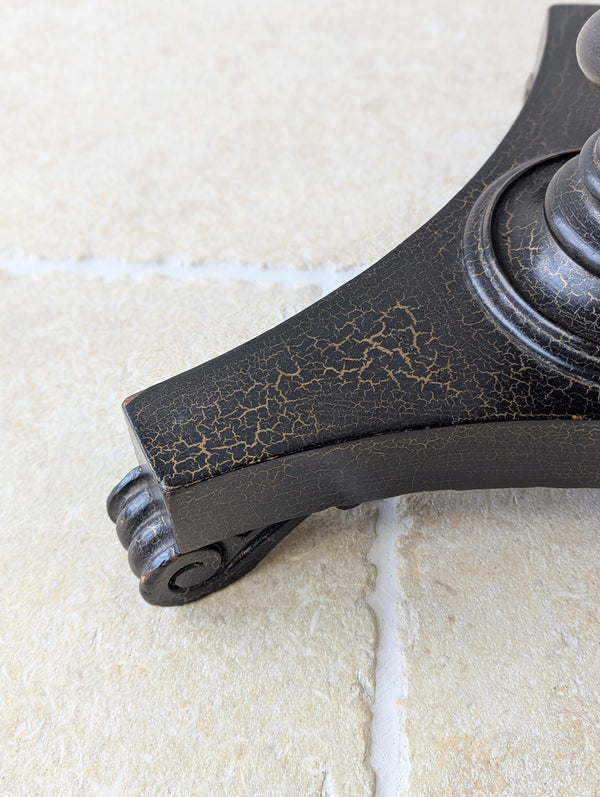 Antique Victorian Japanned Tripod Occasional Table c.1880