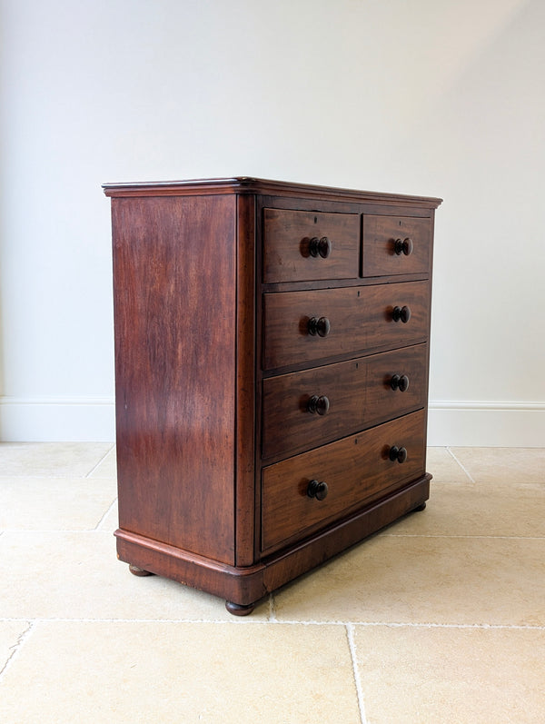 Antique Victorian Mahogany Chest of Drawers c.1870
