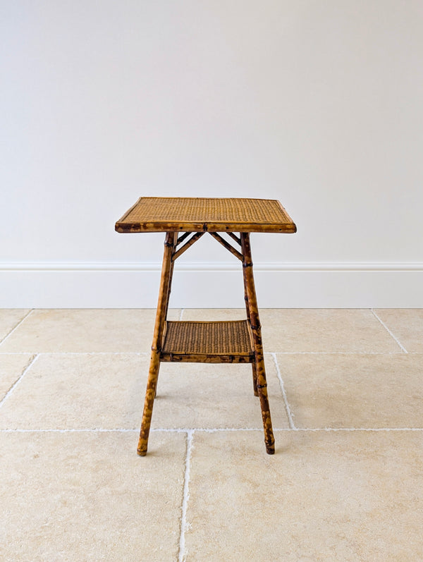 Antique Victorian Bamboo Occasional Table c.1890