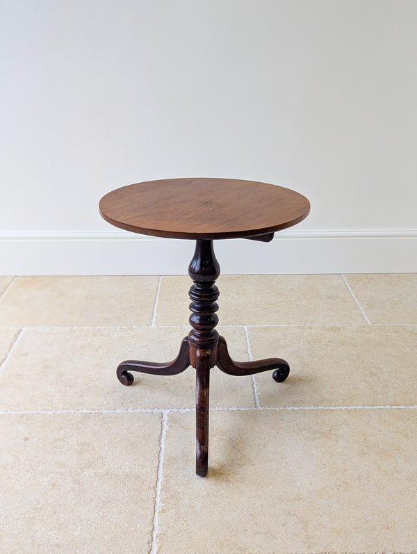 Antique Late Georgian Mahogany Tilt-Top Occasional Table c.1800
