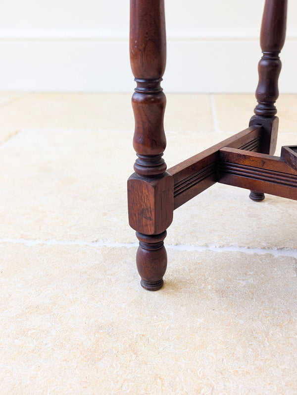 Antique Carved Mahogany Occasional Table c.1900