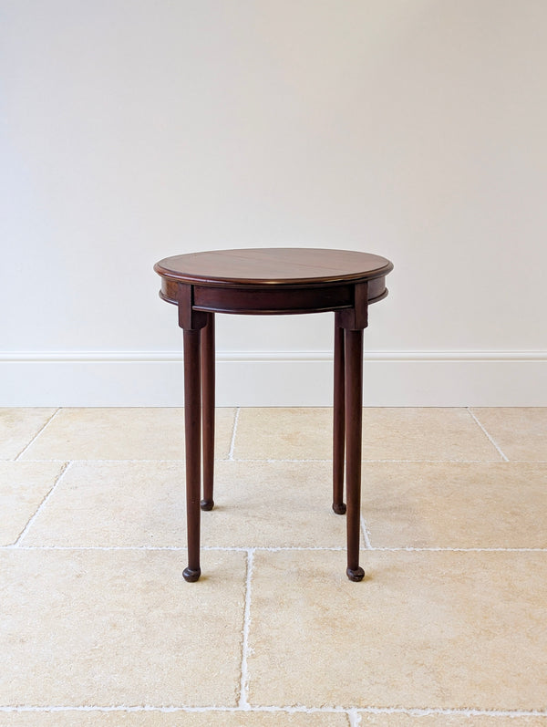 Antique Edwardian Mahogany Circular Occasional Table c.1910