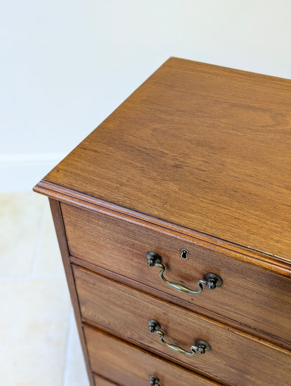 Antique Late Georgian Satin Birch Chest of Drawers c.1810