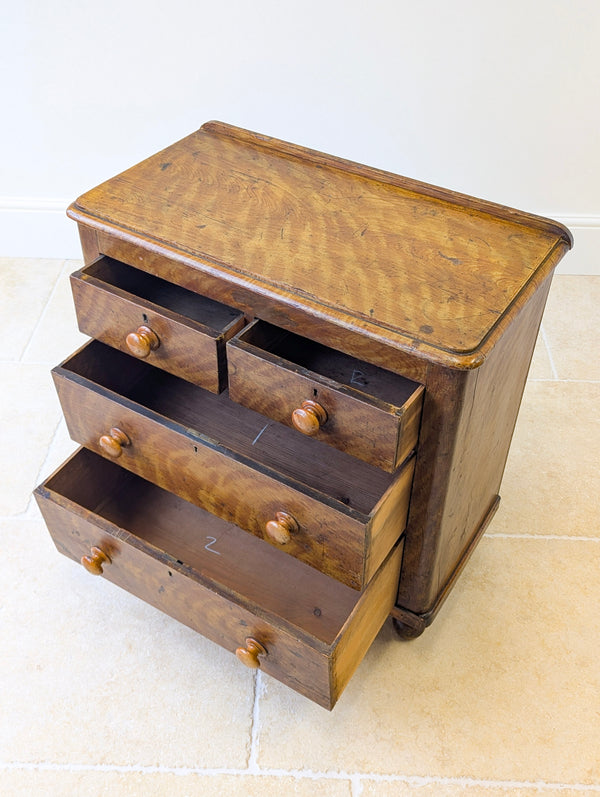 Antique Victorian Scumbled Pine Chest of Drawers c.1860