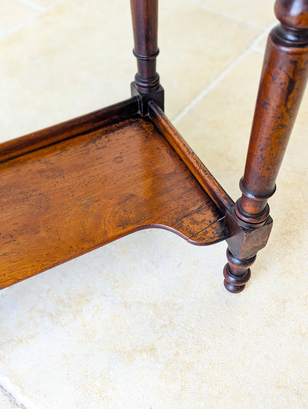 Antique Victorian Walnut Small Writing Table c.1890