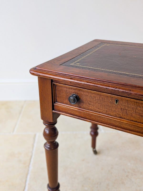 Antique Victorian Mahogany Writing Table c.1890
