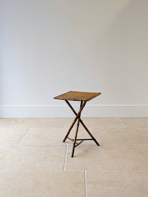 Antique Victorian Bamboo Occasional Table c.1890