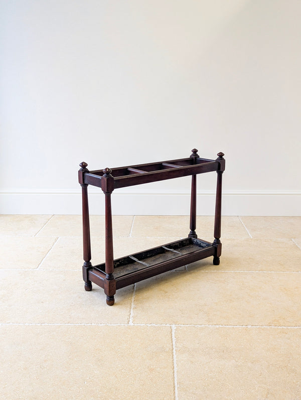 Antique Victorian Mahogany Country House Stick Stand c.1890