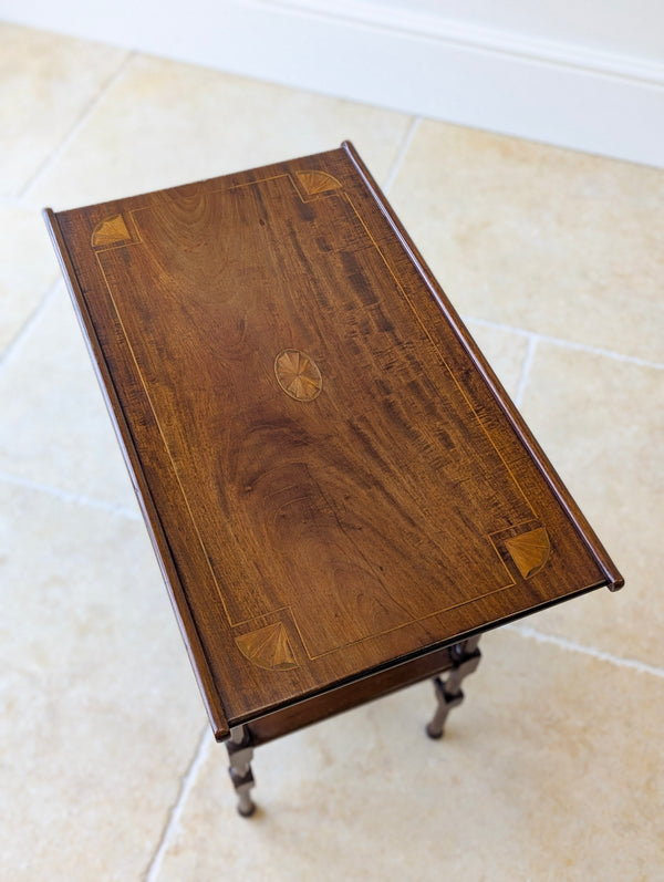 Antique Edwardian Mahogany Anglo-Japanese Pagoda Occasional Table c.1910