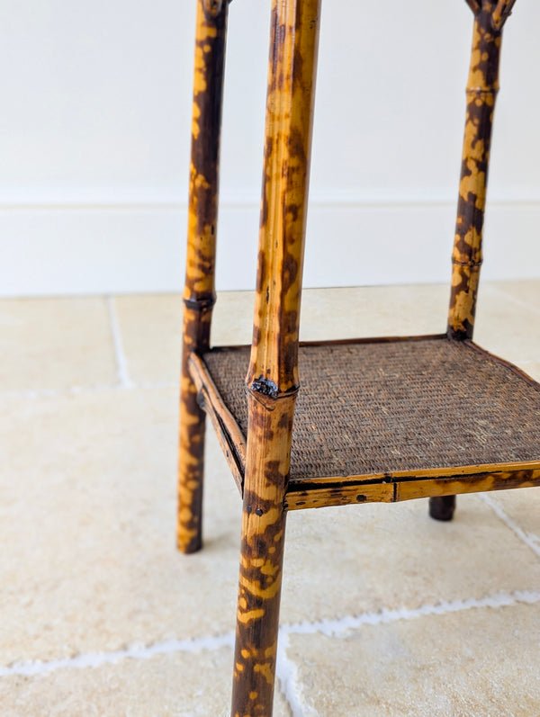 Antique Victorian Bamboo Occasional Table c.1890