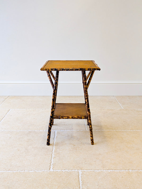 Antique Victorian Bamboo Occasional Table c.1890