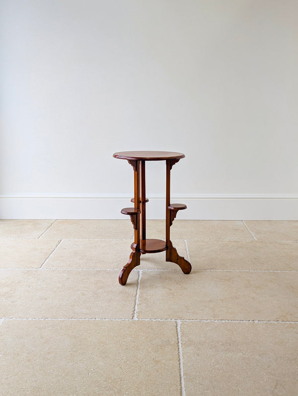 Antique Early 20th Century Beech Occasional Table c.1920