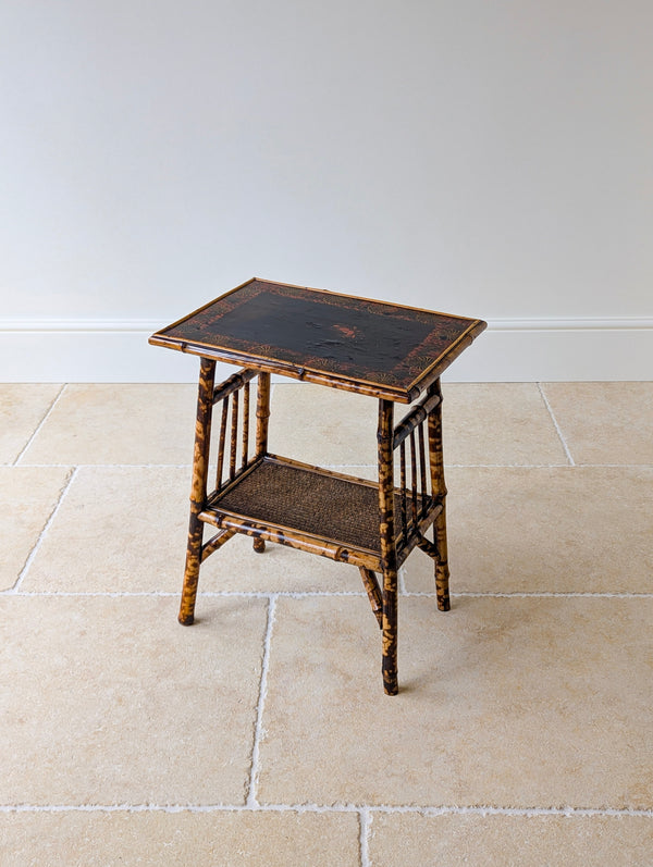 Antique Victorian Bamboo Occasional Table c.1890