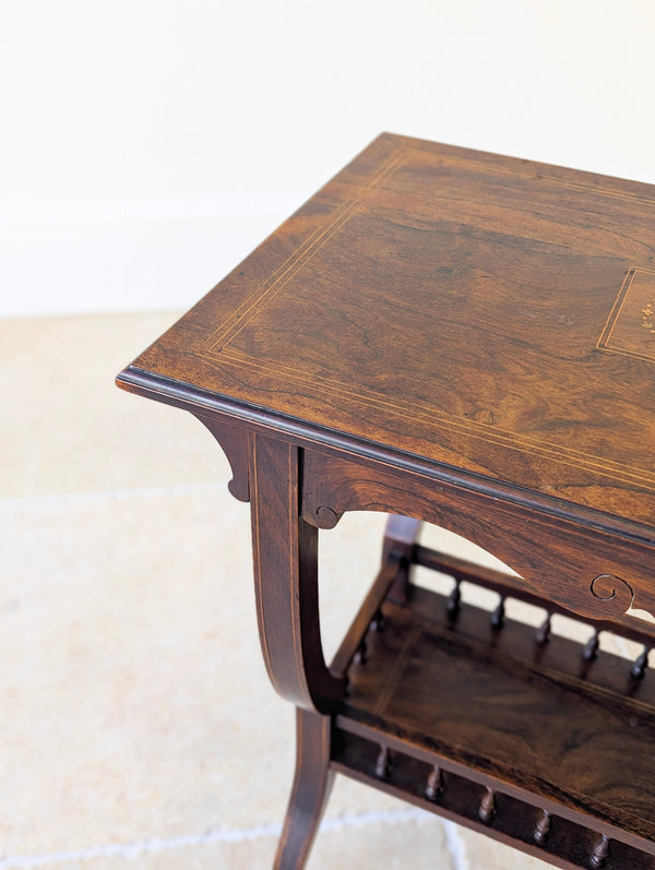 Antique Edwardian Rosewood Occasional Table c.1910