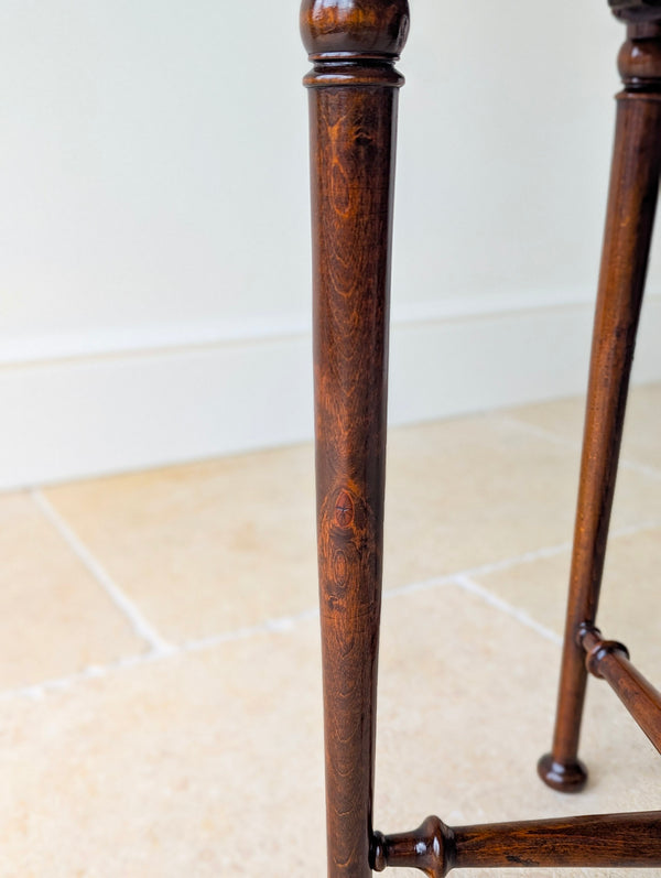 Antique Victorian Aesthetic Movement Mahogany Octagonal Occasional Table c.1890