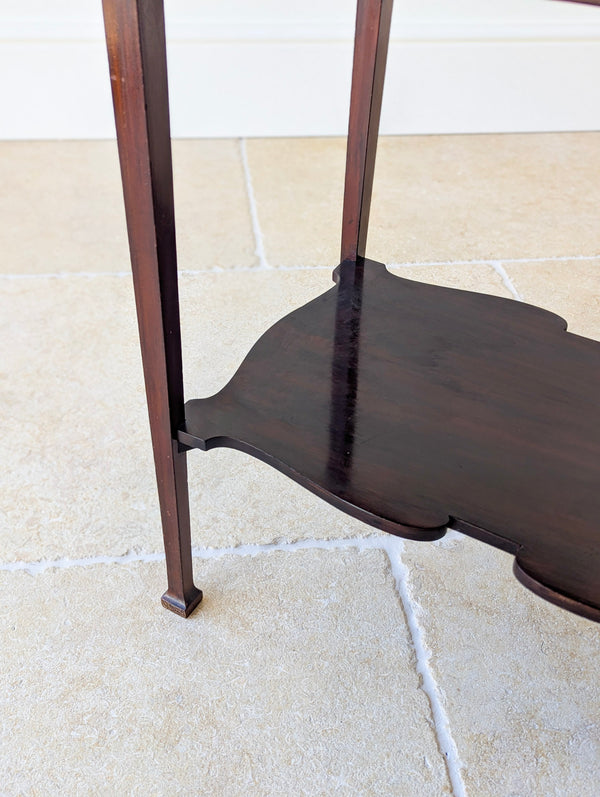 Antique Victorian Mahogany Side Table c.1890