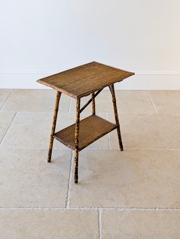 Antique Victorian Bamboo Occasional Table c.1890