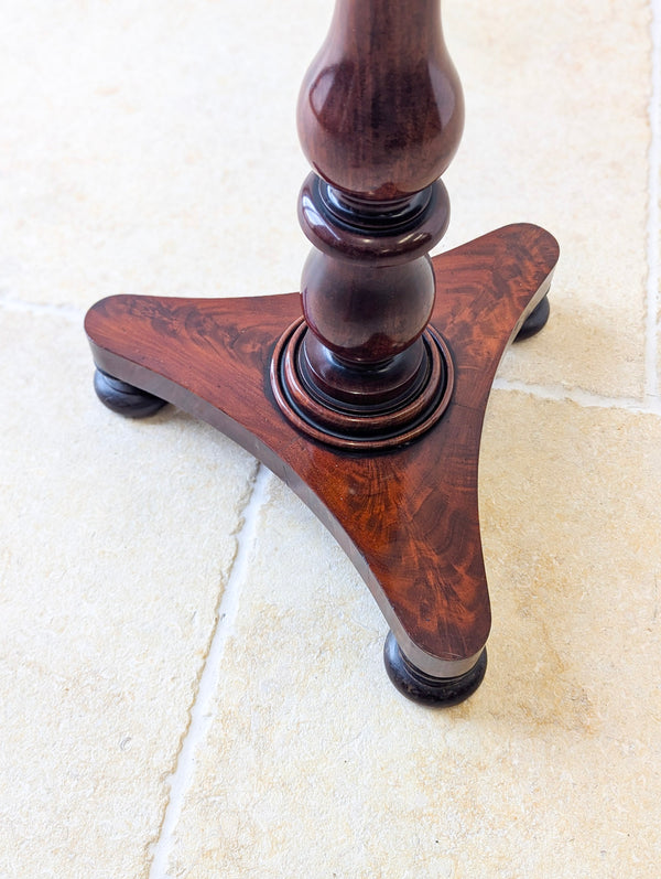 Antique William IV Rosewood Pole Screen c.1830