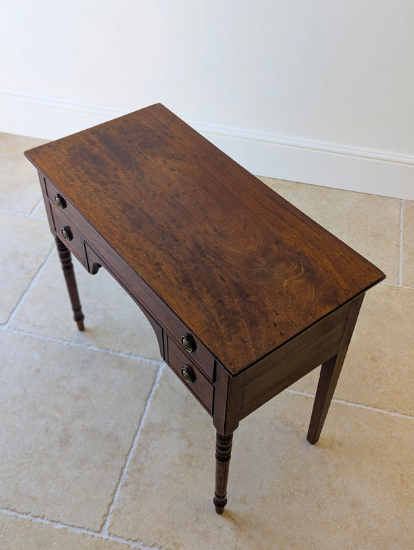 Antique Regency Mahogany Kneehole Writing Table c.1820