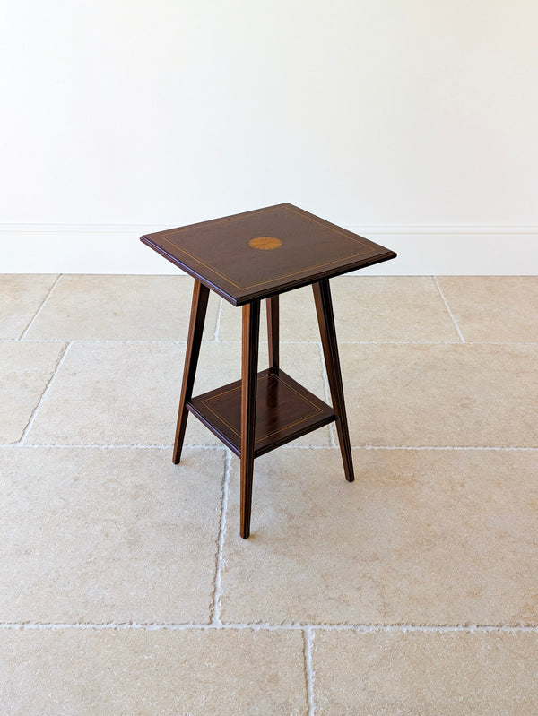 Antique Edwardian Inlaid Mahogany Occasional Table c.1905