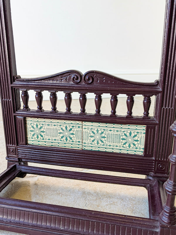 Antique Edwardian Aesthetic Movement Cast Iron Stick Stand by Coalbrookdale c.1905