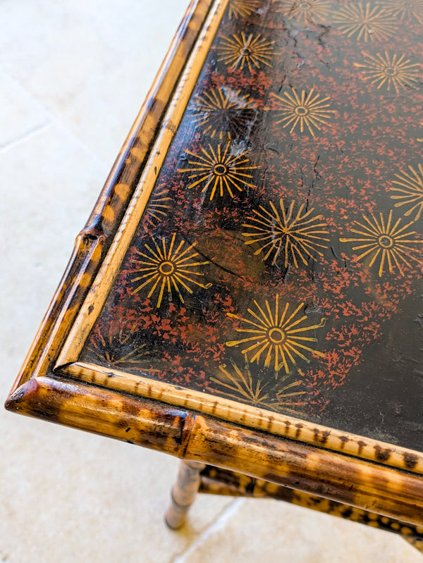 Antique Victorian Bamboo Occasional Table c.1890
