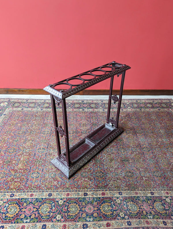 Antique Victorian Cast Iron Stick Stand