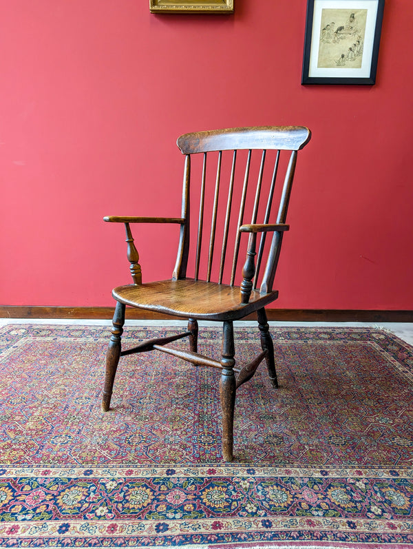 Antique 19th Century Welsh Elm Windsor Chair