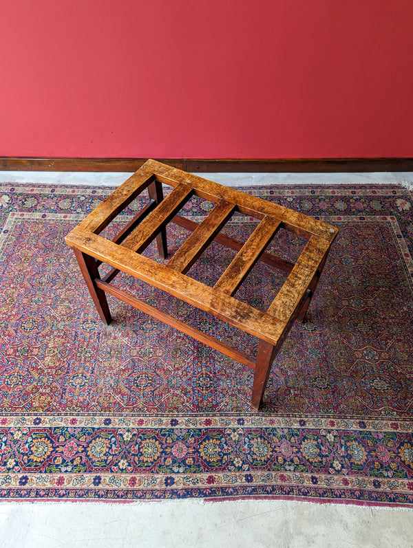 Antique 1920’s American Walnut Luggage Stand