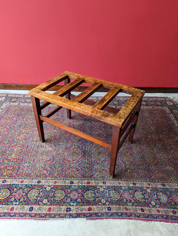 Antique 1920’s American Walnut Luggage Stand