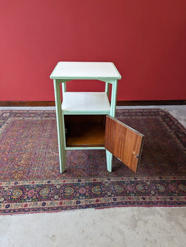 Mid Century Retro Painted Bedside Cabinet
