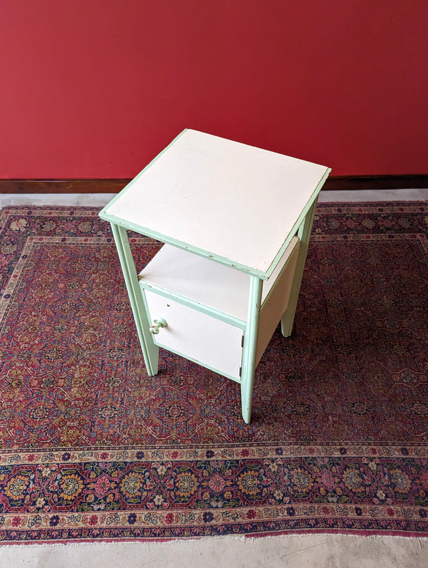Mid Century Retro Painted Bedside Cabinet