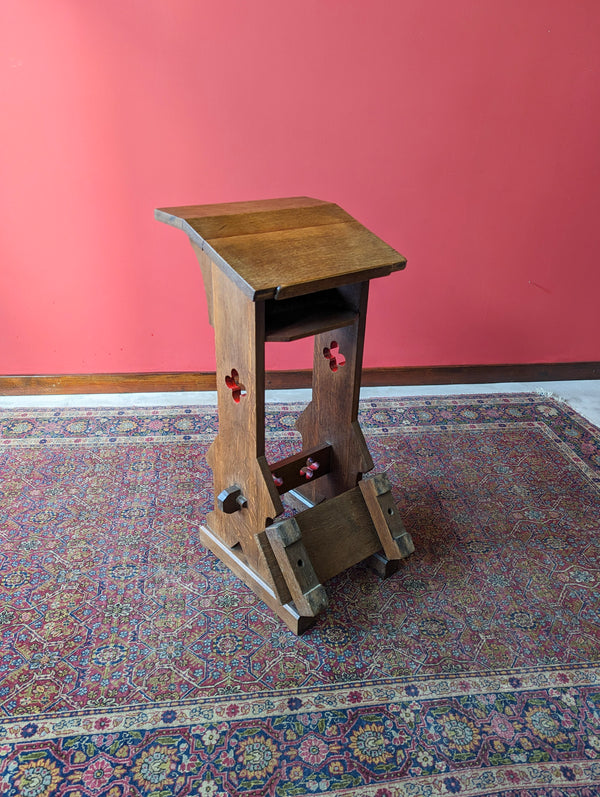 Antique Oak Church Kneeler