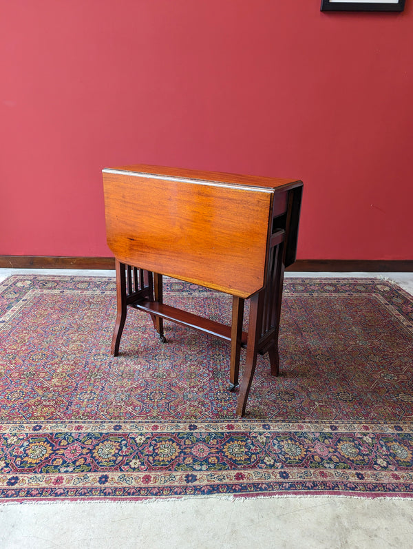 Antique Edwardian Mahogany Sutherland Table